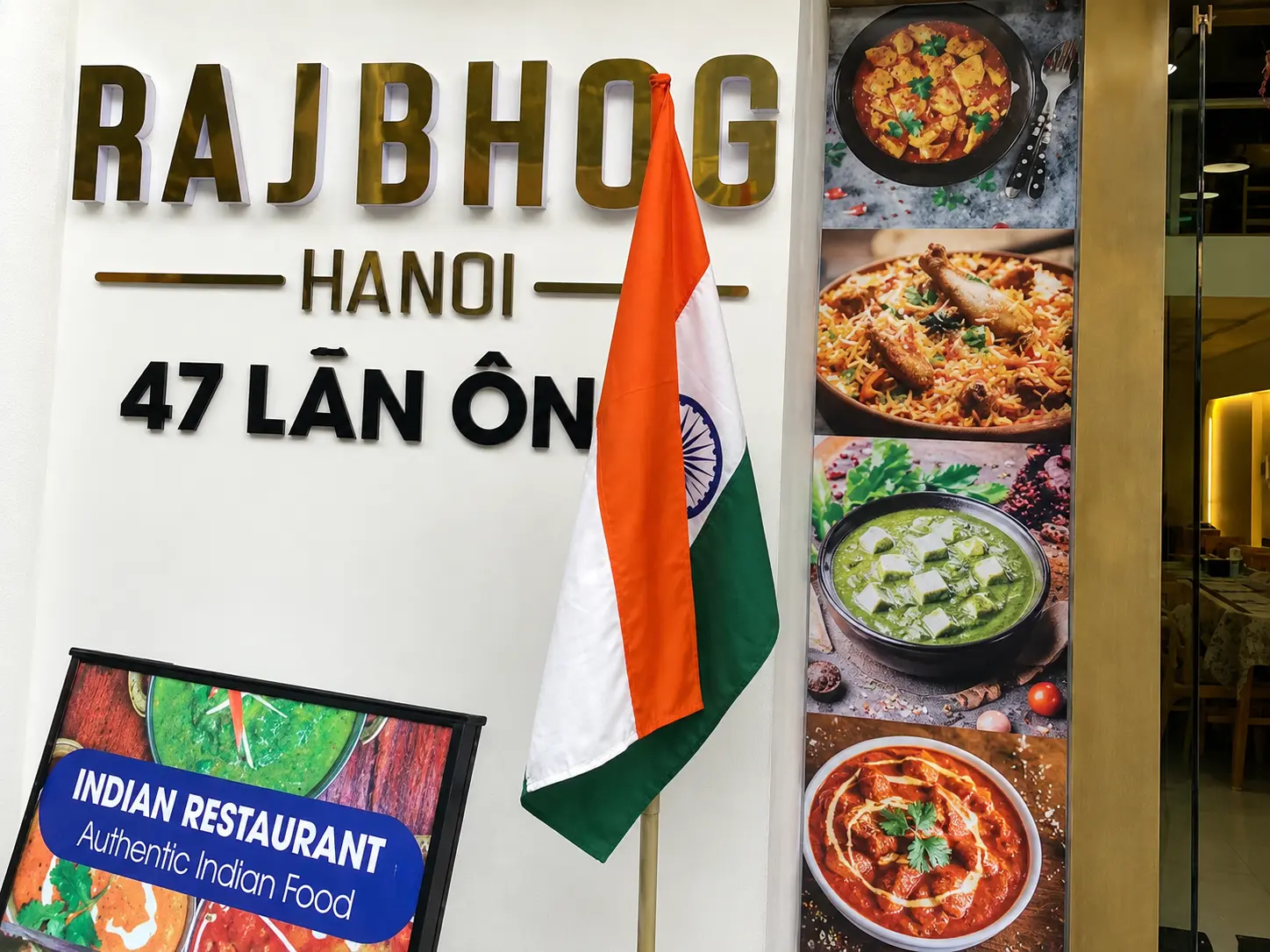 Authentic Indian Food at Raj Bhog Hanoi