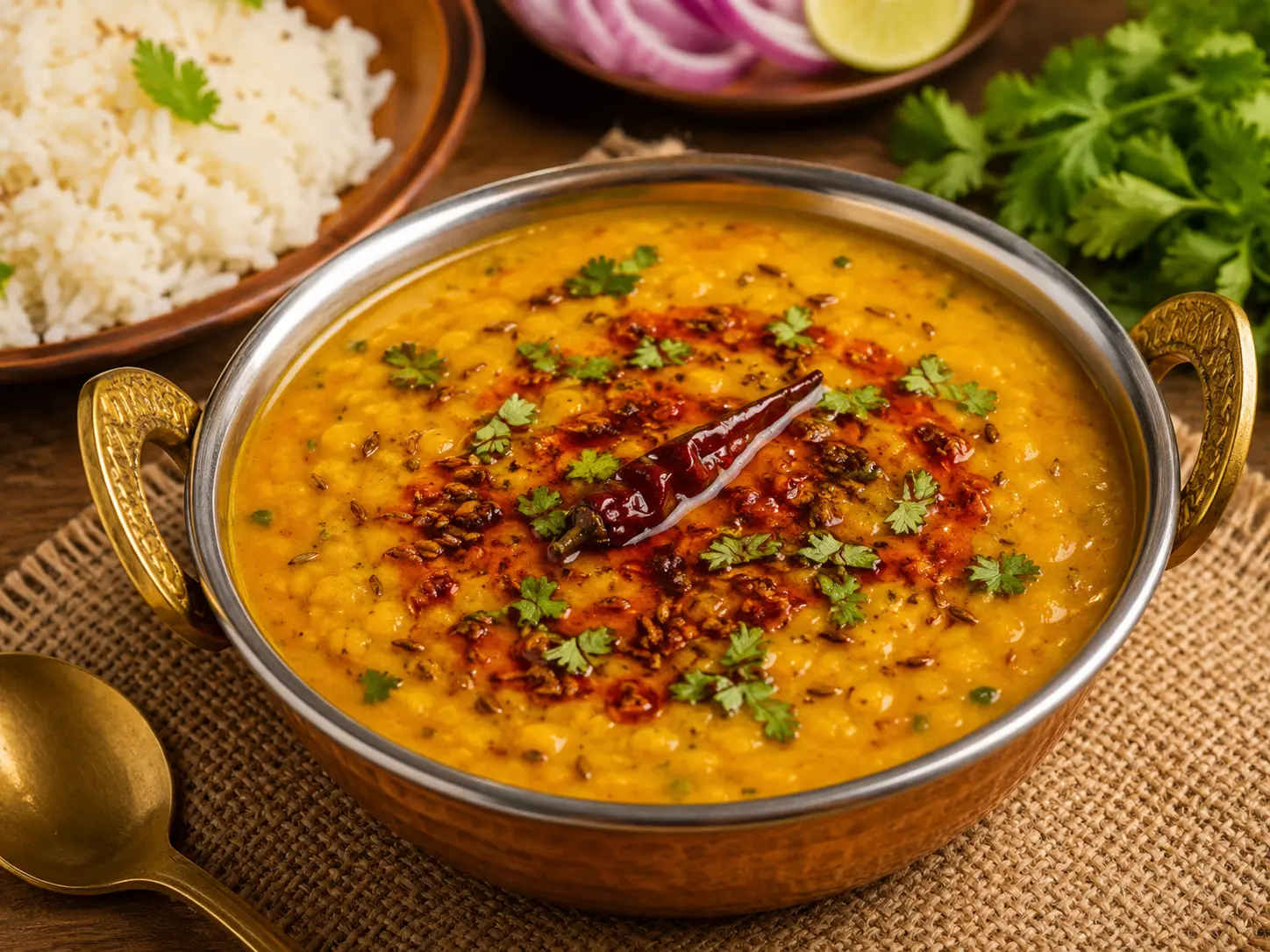 Daal Tadka at Raj Bhog Hanoi